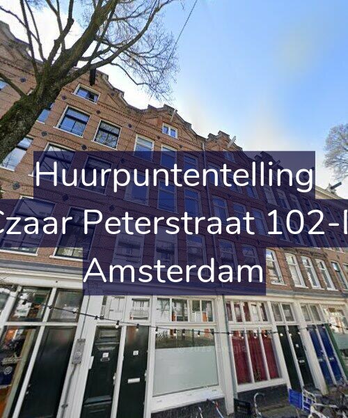 Foto gevel Huurpuntentelling voor Czaar Peterstraat 102-D, Amsterdam