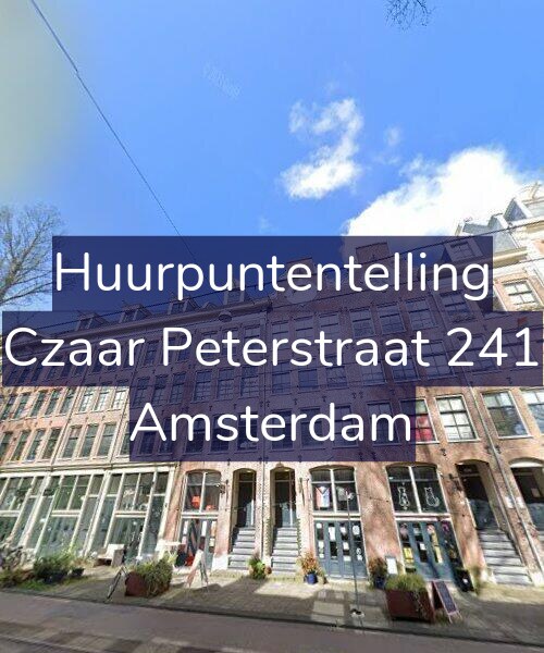 Foto gevel Huurpuntentelling voor Czaar Peterstraat 241, Amsterdam