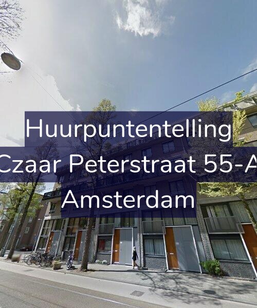Foto gevel Huurpuntentelling voor Czaar Peterstraat 55-A, Amsterdam