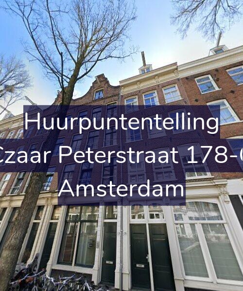 Foto gevel Huurpuntentelling voor Czaar Peterstraat 178-C, Amsterdam