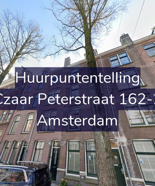 Foto gevel Huurpuntentelling voor Czaar Peterstraat 162-2, Amsterdam