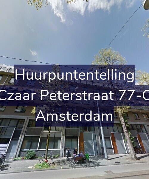 Foto gevel Huurpuntentelling voor Czaar Peterstraat 77-C, Amsterdam