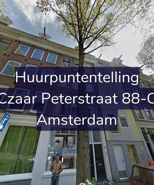 Foto gevel Huurpuntentelling voor Czaar Peterstraat 88-C, Amsterdam
