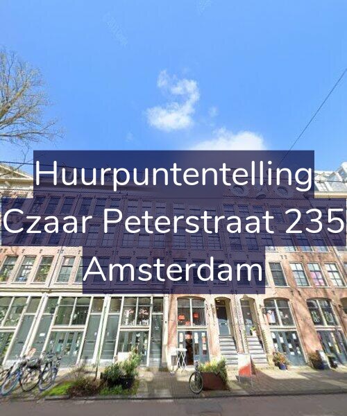 Foto gevel Huurpuntentelling voor Czaar Peterstraat 235, Amsterdam