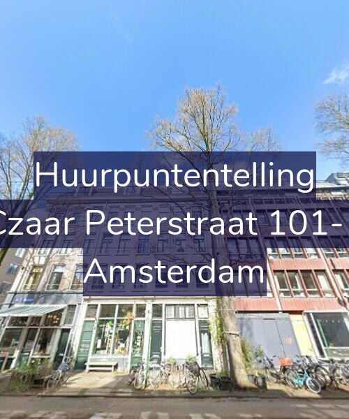 Foto gevel Huurpuntentelling voor Czaar Peterstraat 101-1, Amsterdam