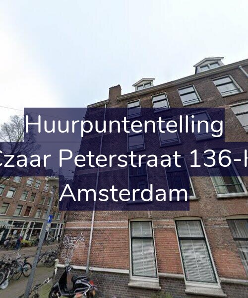Foto gevel Huurpuntentelling voor Czaar Peterstraat 136-H, Amsterdam