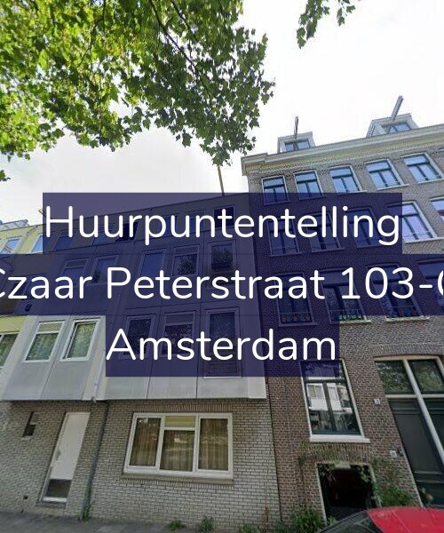 Foto gevel Huurpuntentelling voor Czaar Peterstraat 103-G, Amsterdam