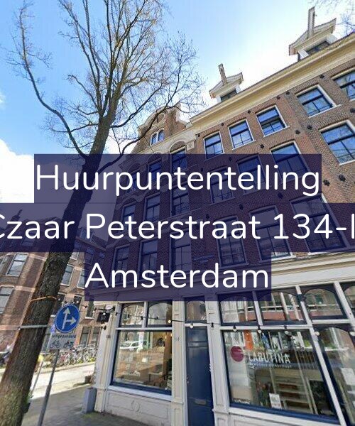 Foto gevel Huurpuntentelling voor Czaar Peterstraat 134-B, Amsterdam