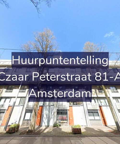 Foto gevel Huurpuntentelling voor Czaar Peterstraat 81-A, Amsterdam