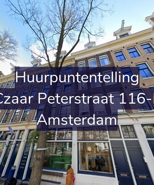 Foto gevel Huurpuntentelling voor Czaar Peterstraat 116-E, Amsterdam