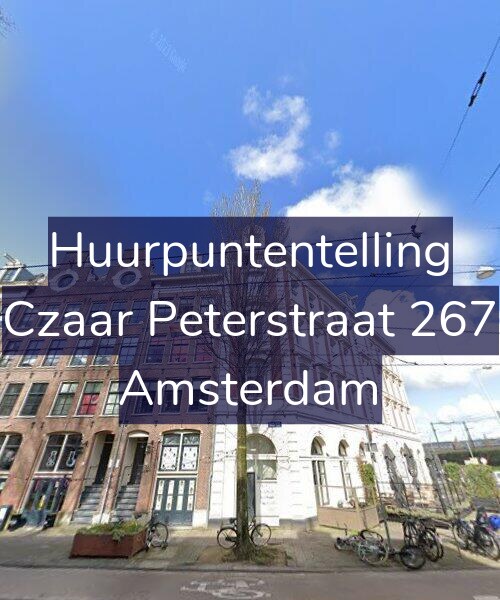 Foto gevel Huurpuntentelling voor Czaar Peterstraat 267, Amsterdam