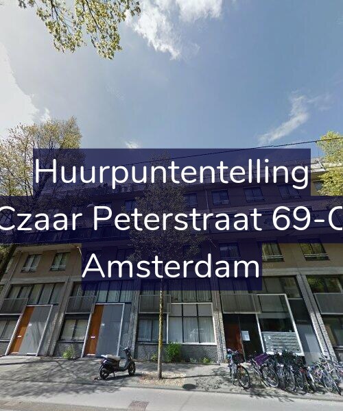 Foto gevel Huurpuntentelling voor Czaar Peterstraat 69-C, Amsterdam
