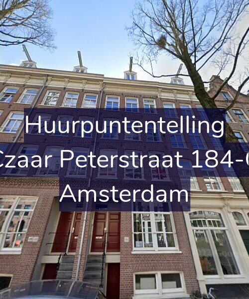 Foto gevel Huurpuntentelling voor Czaar Peterstraat 184-C, Amsterdam