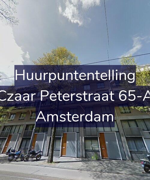 Foto gevel Huurpuntentelling voor Czaar Peterstraat 65-A, Amsterdam