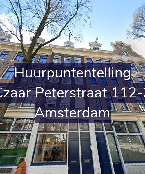Foto gevel Huurpuntentelling voor Czaar Peterstraat 112-3, Amsterdam