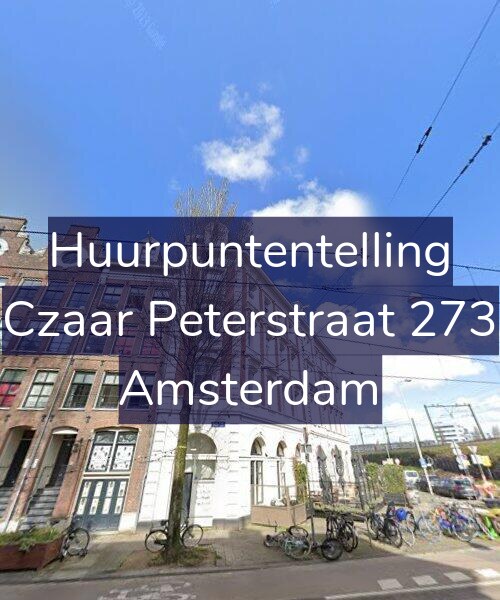Foto gevel Huurpuntentelling voor Czaar Peterstraat 273, Amsterdam