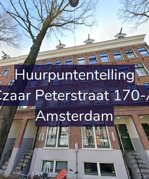 Foto gevel Huurpuntentelling voor Czaar Peterstraat 170-A, Amsterdam