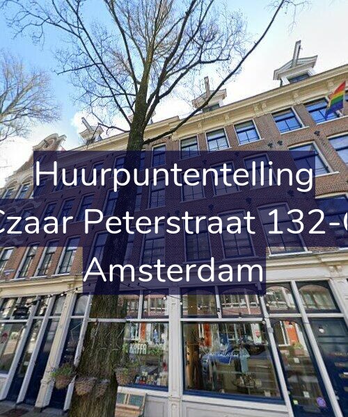 Foto gevel Huurpuntentelling voor Czaar Peterstraat 132-C, Amsterdam