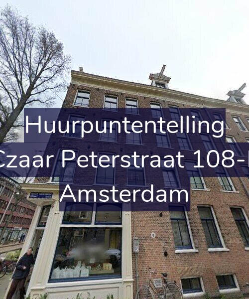 Foto gevel Huurpuntentelling voor Czaar Peterstraat 108-E, Amsterdam