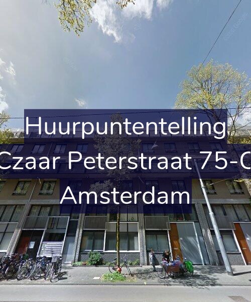 Foto gevel Huurpuntentelling voor Czaar Peterstraat 75-C, Amsterdam