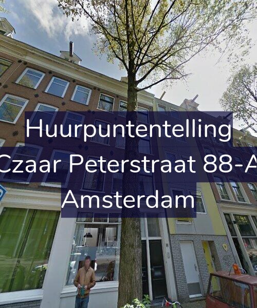 Foto gevel Huurpuntentelling voor Czaar Peterstraat 88-A, Amsterdam