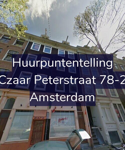 Foto gevel Huurpuntentelling voor Czaar Peterstraat 78-2, Amsterdam