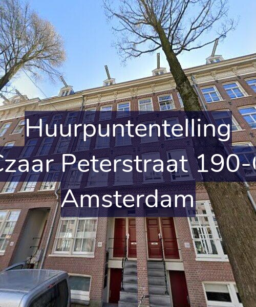 Foto gevel Huurpuntentelling voor Czaar Peterstraat 190-C, Amsterdam