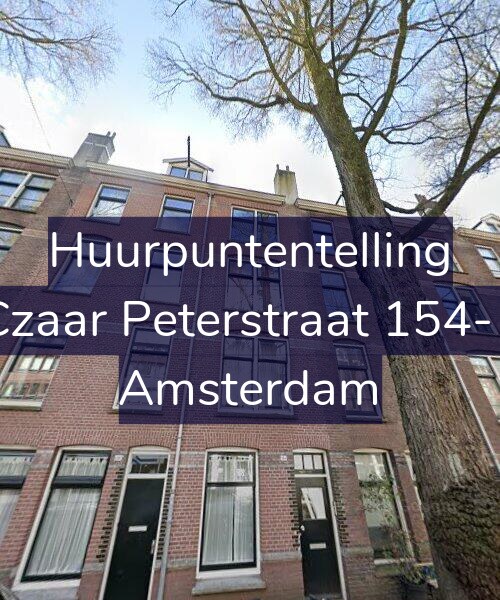 Foto gevel Huurpuntentelling voor Czaar Peterstraat 154-1, Amsterdam