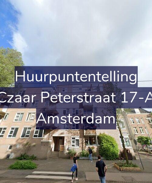 Foto gevel Huurpuntentelling voor Czaar Peterstraat 17-A, Amsterdam