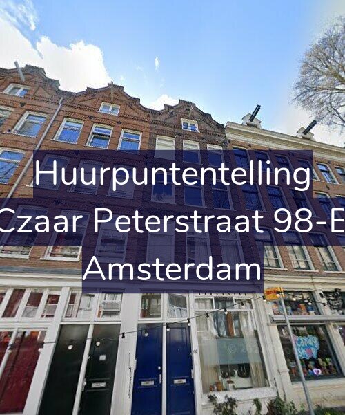 Foto gevel Huurpuntentelling voor Czaar Peterstraat 98-B, Amsterdam