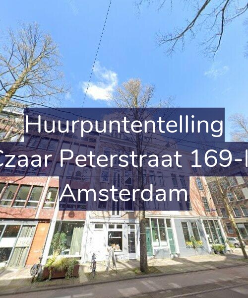 Foto gevel Huurpuntentelling voor Czaar Peterstraat 169-B, Amsterdam
