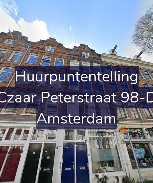 Foto gevel Huurpuntentelling voor Czaar Peterstraat 98-D, Amsterdam
