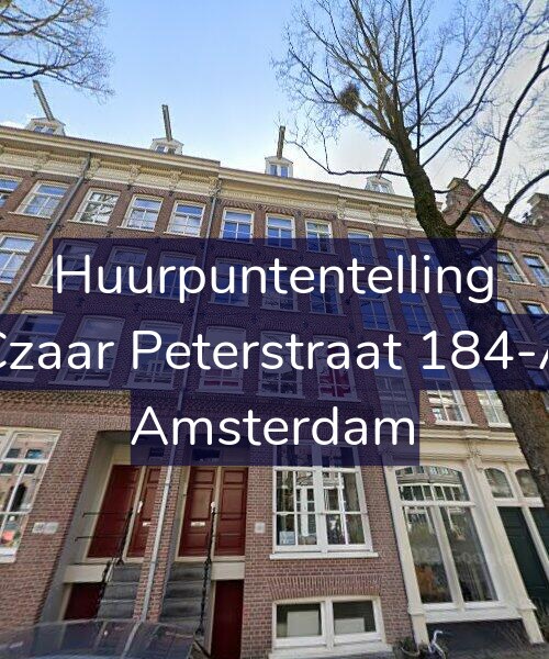 Foto gevel Huurpuntentelling voor Czaar Peterstraat 184-A, Amsterdam