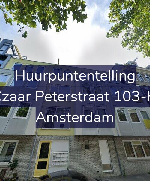 Foto gevel Huurpuntentelling voor Czaar Peterstraat 103-H, Amsterdam