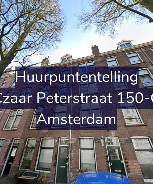 Foto gevel Huurpuntentelling voor Czaar Peterstraat 150-C, Amsterdam