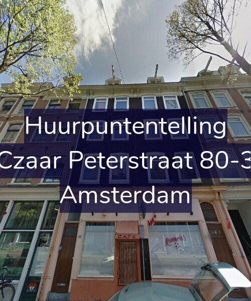 Foto gevel Huurpuntentelling voor Czaar Peterstraat 80-3, Amsterdam