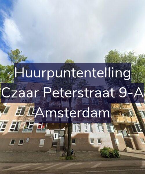 Foto gevel Huurpuntentelling voor Czaar Peterstraat 9-A, Amsterdam