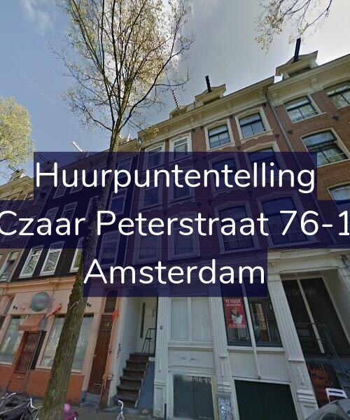 Foto gevel Huurpuntentelling voor Czaar Peterstraat 76-1, Amsterdam