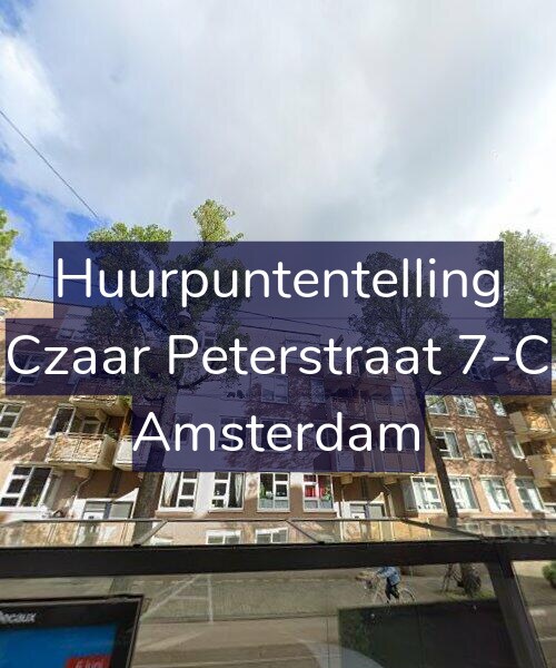 Foto gevel Huurpuntentelling voor Czaar Peterstraat 7-C, Amsterdam