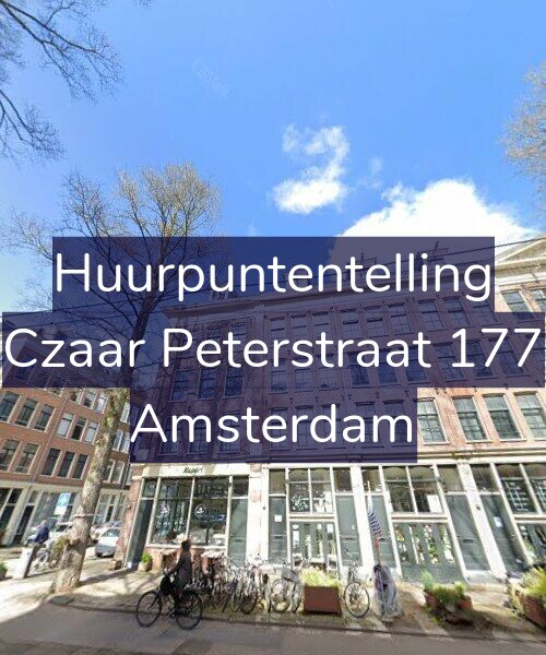 Foto gevel Huurpuntentelling voor Czaar Peterstraat 177, Amsterdam