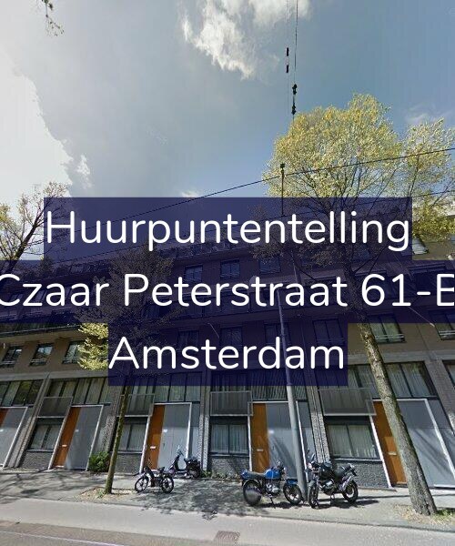 Foto gevel Huurpuntentelling voor Czaar Peterstraat 61-B, Amsterdam