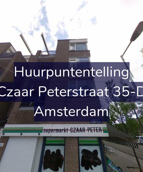 Foto gevel Huurpuntentelling voor Czaar Peterstraat 35-D, Amsterdam