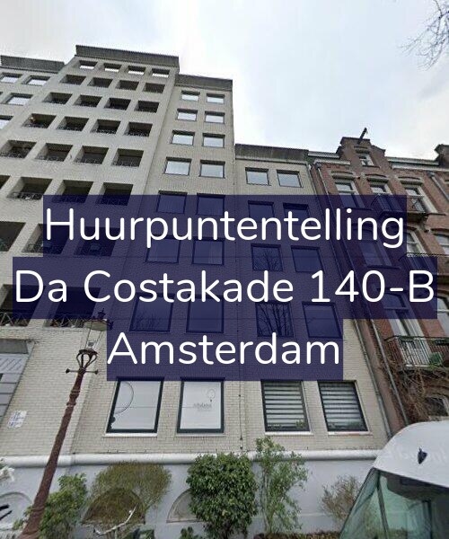 Foto gevel Huurpuntentelling voor Da Costakade 140-B, Amsterdam