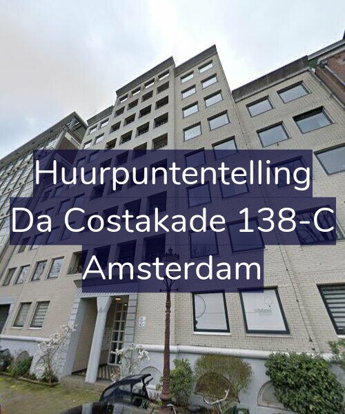 Foto gevel Huurpuntentelling voor Da Costakade 138-C, Amsterdam