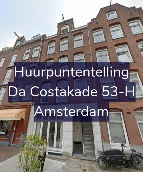 Foto gevel Huurpuntentelling voor Da Costakade 53-H, Amsterdam