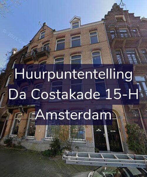 Foto gevel Huurpuntentelling voor Da Costakade 15-H, Amsterdam