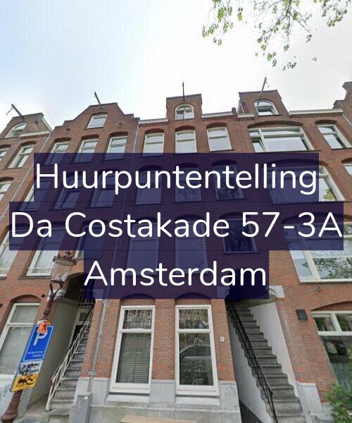 Foto gevel Huurpuntentelling voor Da Costakade 57-3A, Amsterdam