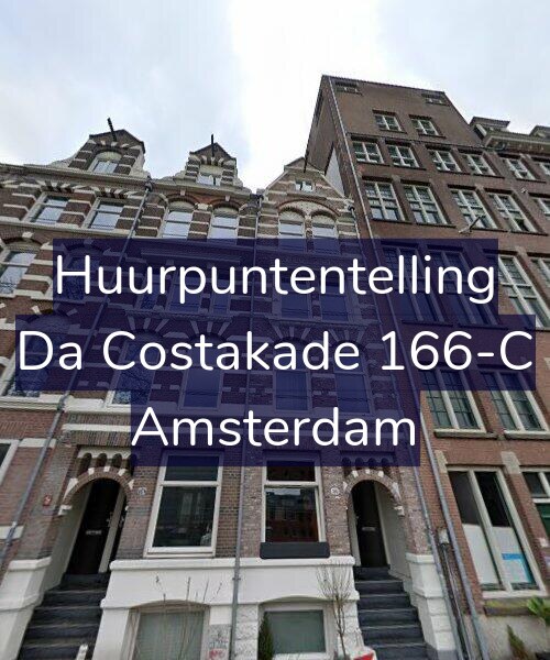 Foto gevel Huurpuntentelling voor Da Costakade 166-C, Amsterdam