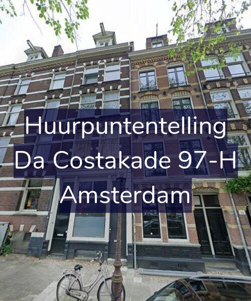 Foto gevel Huurpuntentelling voor Da Costakade 97-H, Amsterdam