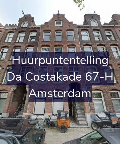 Foto gevel Huurpuntentelling voor Da Costakade 67-H, Amsterdam